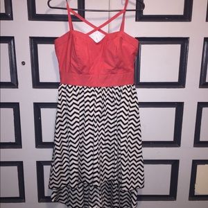 Strap Asymmetric Dress